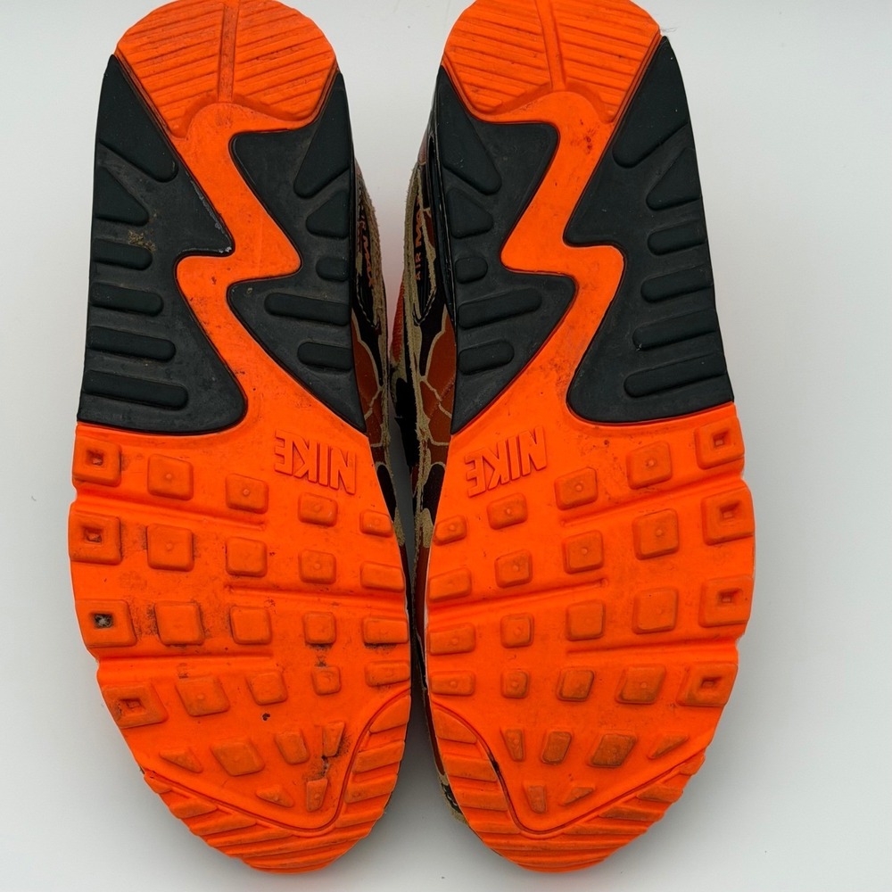 Nike Air Max 90 Orange Duck Camo 2020 - CW4039-800 - Size 7M/8.5W - Authentic - Picture 10 of 14